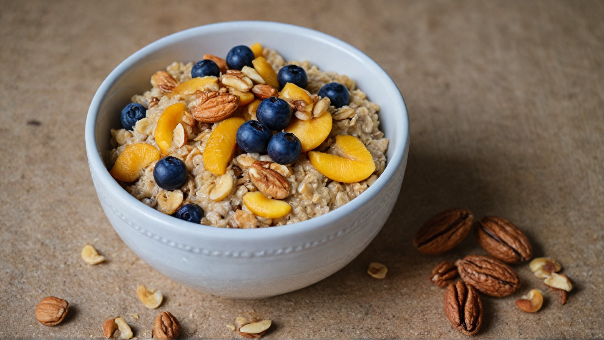 Oatmeal with Nuts and Fruits