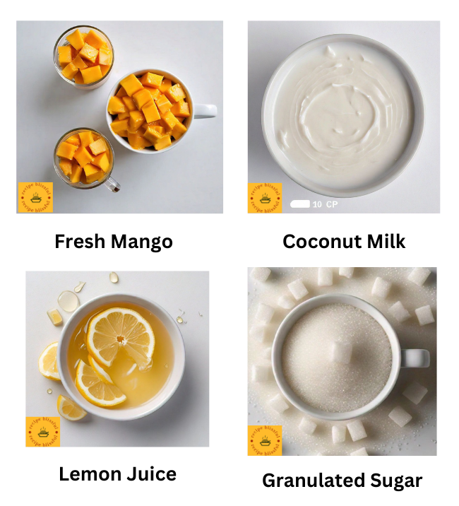 Mango Coconut Sorbet recape